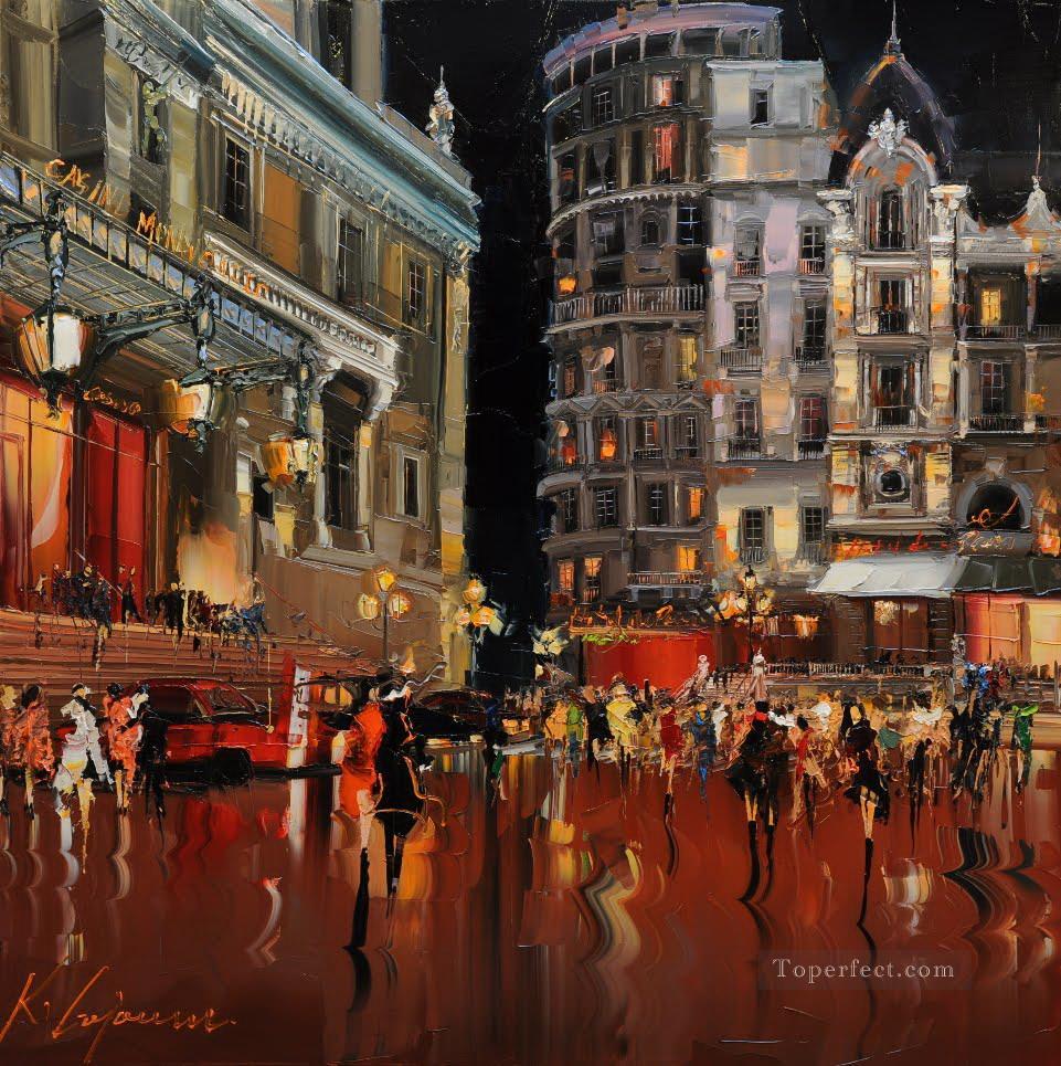 Kal Gajoum Spirit of Monte Carlo cityscapes Oil Paintings
